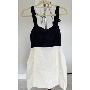 Walter by Walter Baker Dress S / Black and White / Open Back Detailing + POCKETS